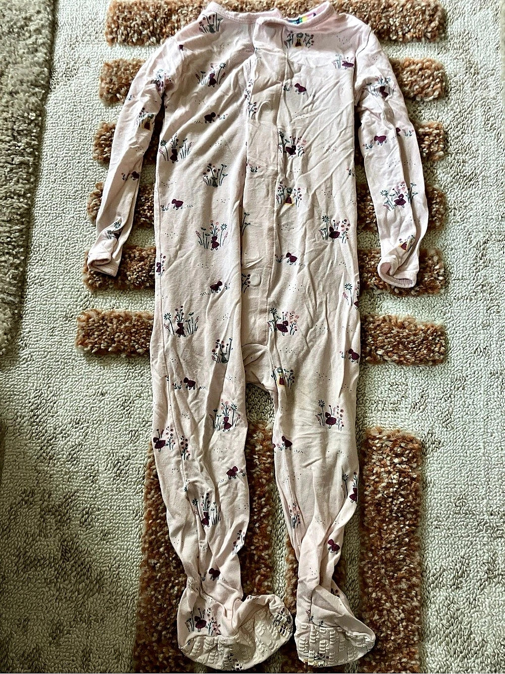 Magnetic Me Floral Footie Baby 12-18M